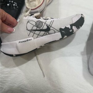 Nike Black and White Pickleball Sneakers